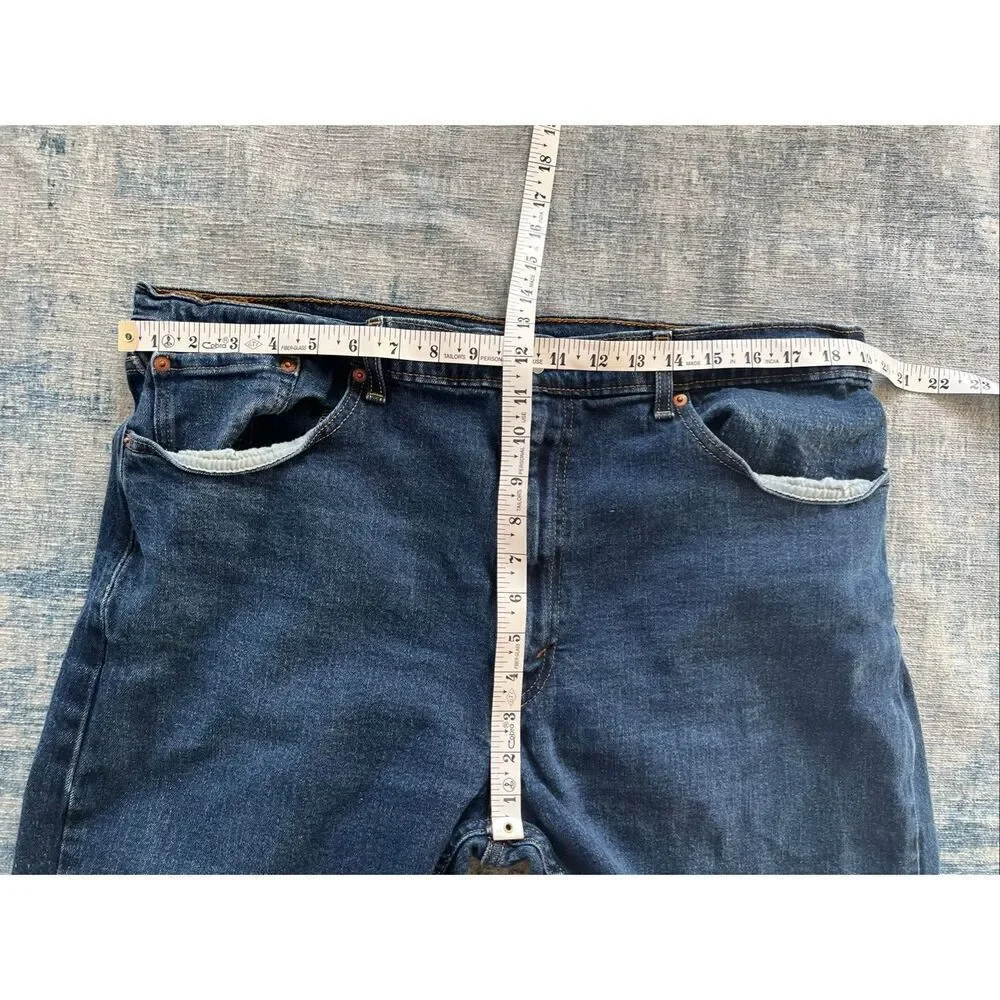 Levi's 505 Regular Fit Straight Leg Denim Jeans Size 40 x 32